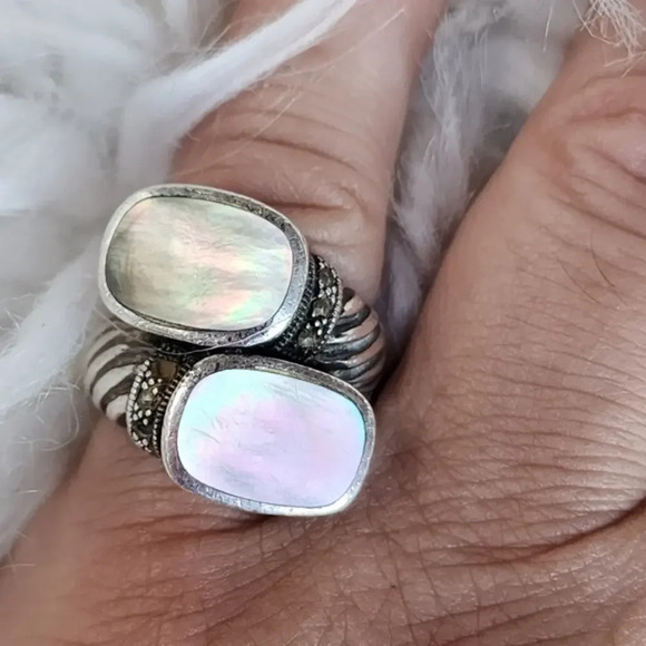 Vintage Deco style sterling wrap ring 5.5‎ - Picture 1 of 11